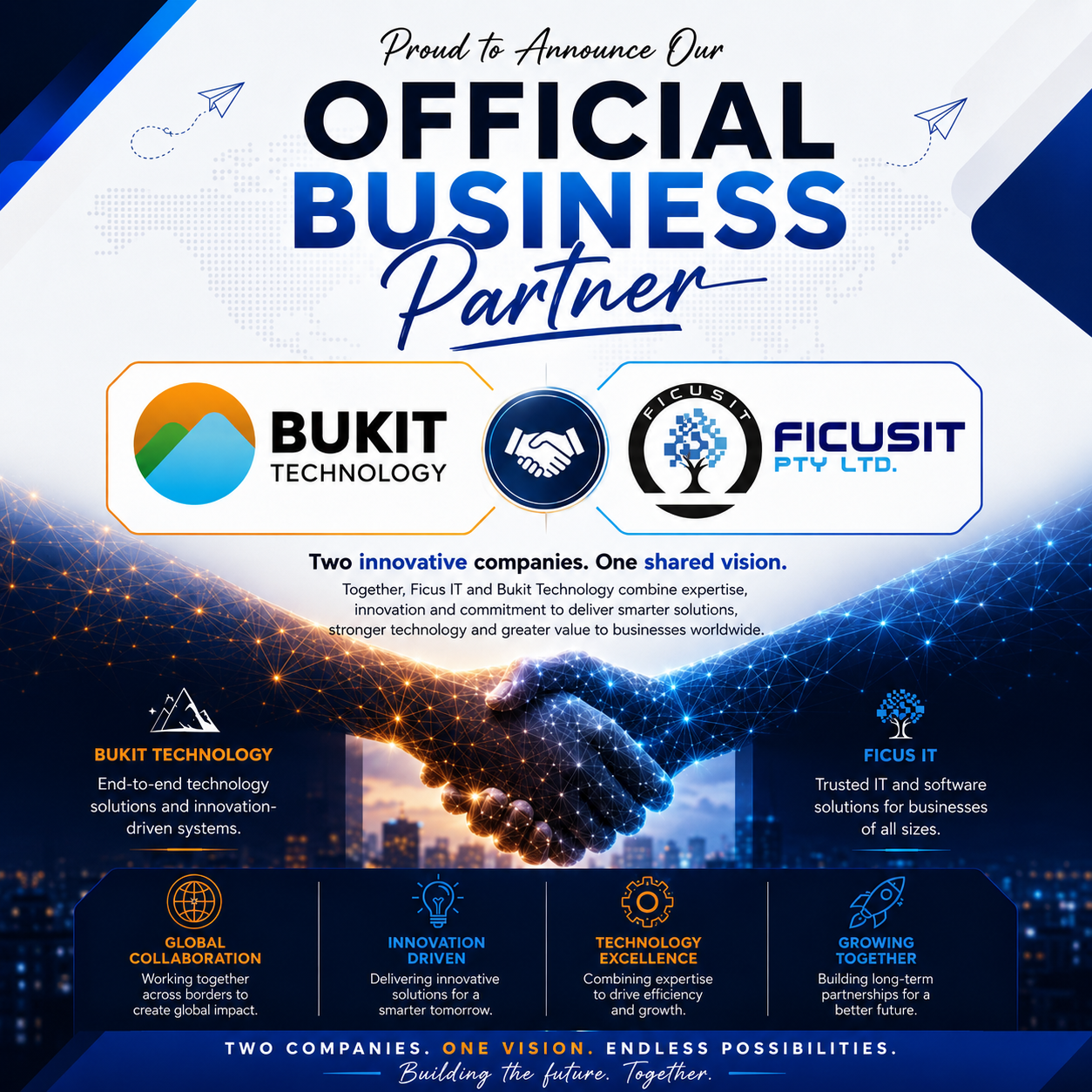Official Business Partnership Announcement